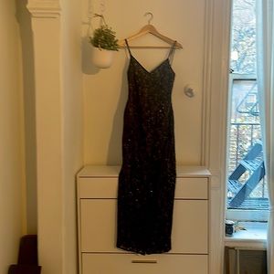 Vintage 90’s Emanuel Ungaro black lace ultra sexy gown